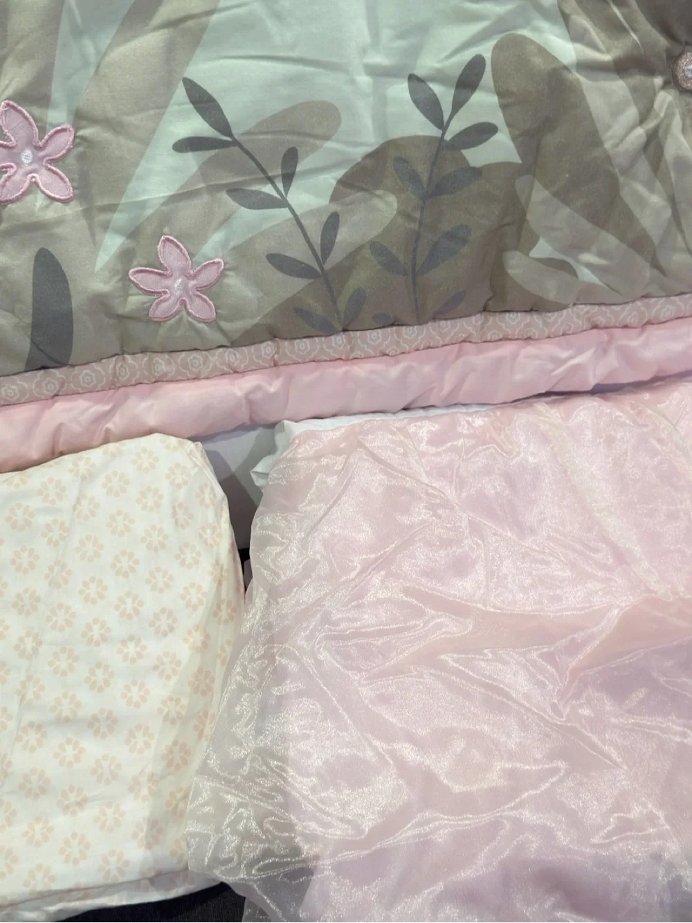 Swan princess baby crib bedding set , New see details